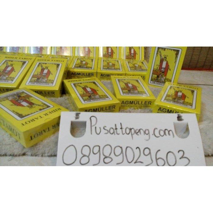 Jual Kartu Ramal Tarot Rider + Buku Panduan Bahasa Indonesia Kode 169