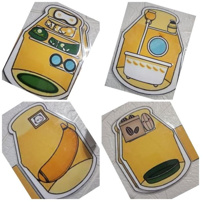 (Best) squishy book banana milk/ paper doll book/ quite book / busy book