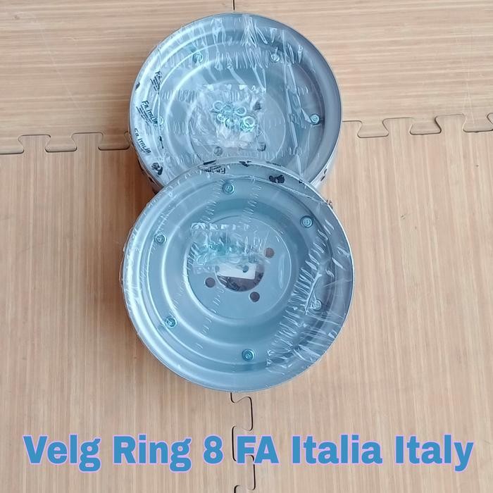 Velg besi NON tubles R8 by FA ITALIA Italy utk vbb vnb vba ABU Grey