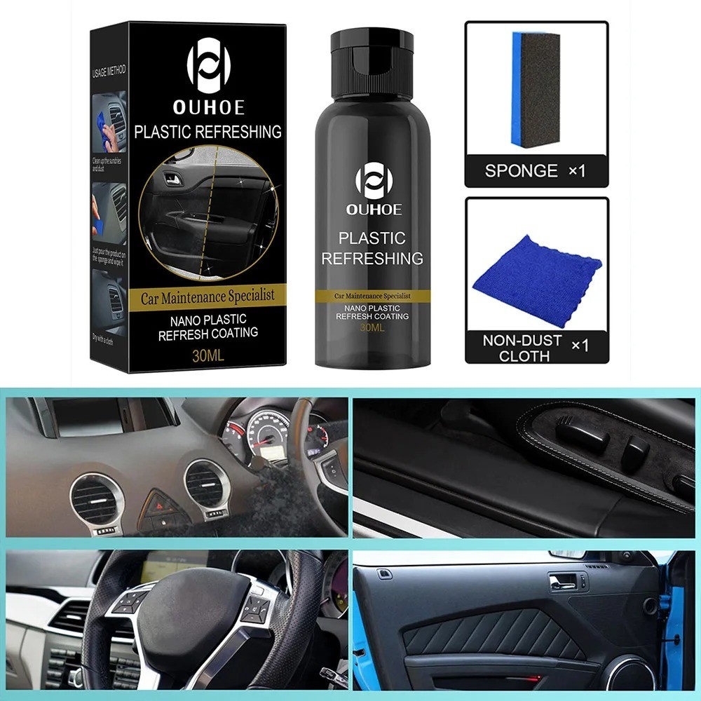 Plastic Refreshing Car Maintenance Nano Plastic Refreshing Coating Agent Plastic Restorer Car Dashbo