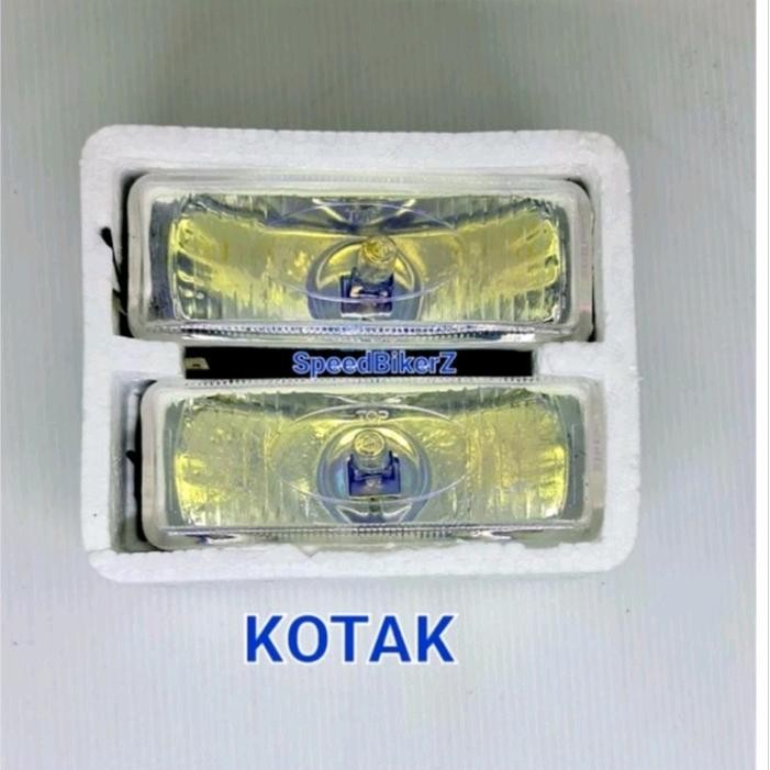 SALE  LAMPU TEMBAK KABUT KOTAK OVAL/ LAMPU SOROT KOTAK OVAL / FOGLAMP KOTAK OVAL UNIVERSAL MOTOR
