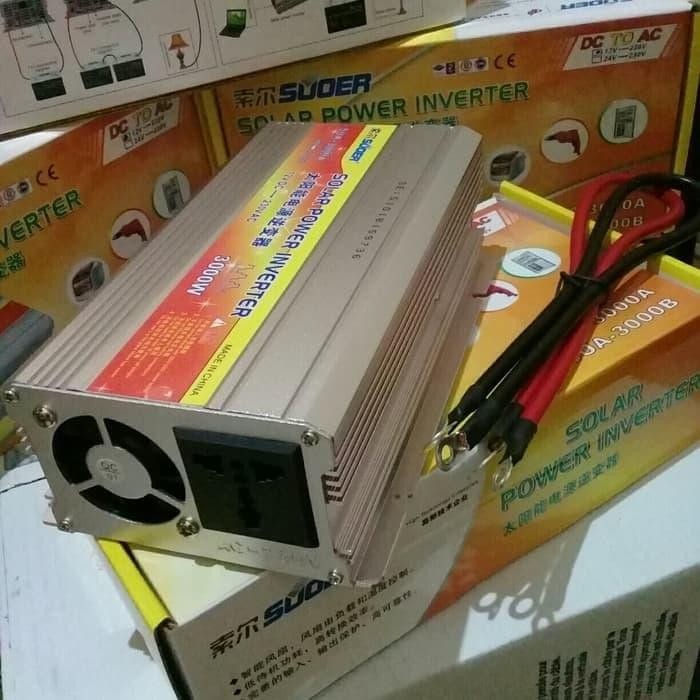 SALE Solar Power Inverter SUOER 3000 Watt 3000watt 3000w 12V DC ke 220AC
