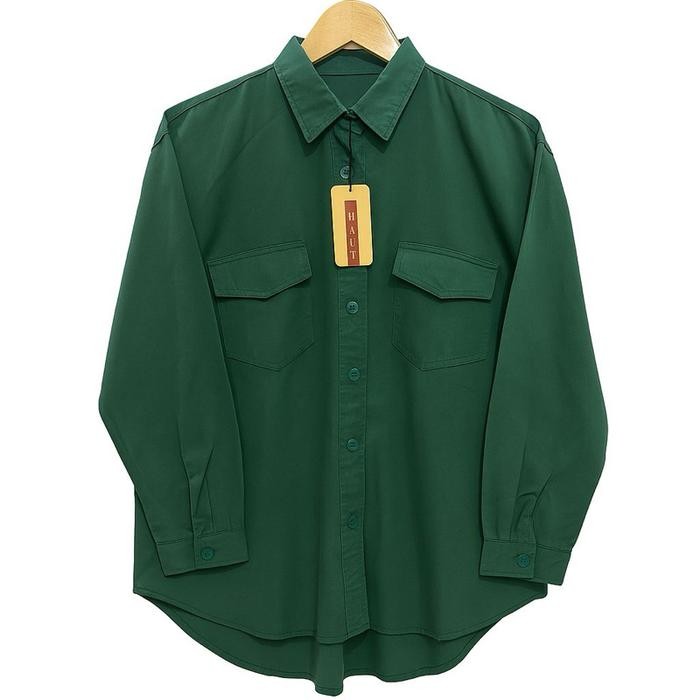 Hara Atasan Kemeja Wanita Kemeja Casual Wanita Kemeja Hitam Blus & Kemeja Dasar Regular