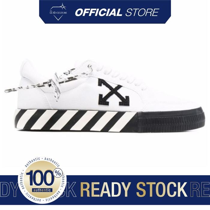 Off White Vulc White Sneakers / Sepatu Branded Original