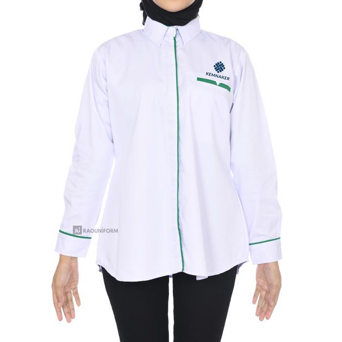 Bisa Grab Kemnaker-Raouniform Seragam Kemnaker Wanita Baju Dinas Pns Seragam Kemnaker Panjang