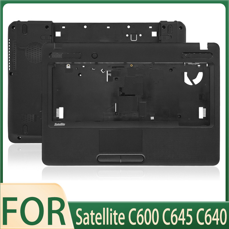 Casing Laptop Laptop Cover for Toshiba satellite C600 C645 C640 Bottom Case Cove/Palmrest Upper Cove