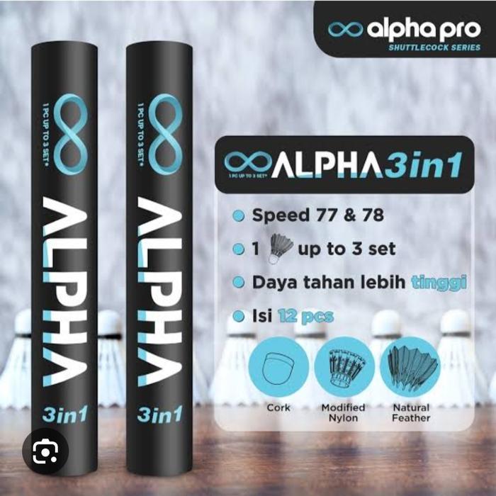 Shuttlecock Alpha 3 in 1 Black