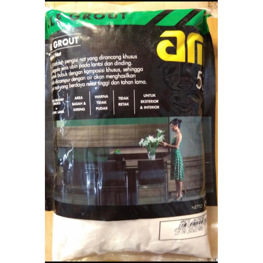 New nat keramik am 53 putih