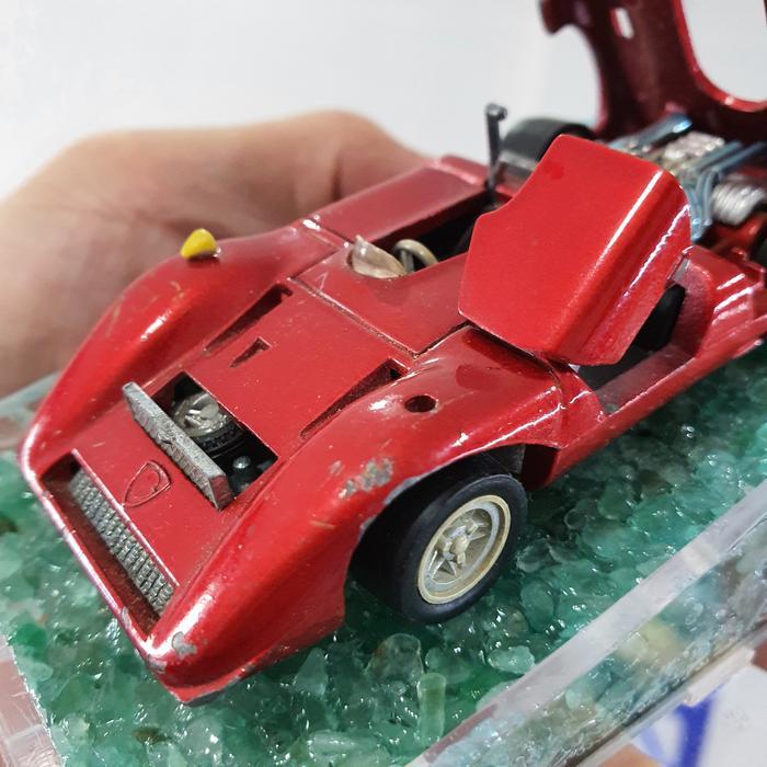 Hot wheels Ferrari 312 p can am rare made in italy langka