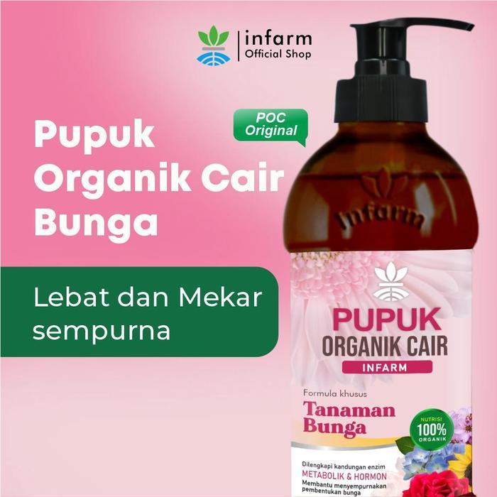 Infarm - Pupuk Infarm Organik Cair Bunga Nutrisi Anti Rontok Bunga Pupuk Bunga Angreek Pupuk Pelebat