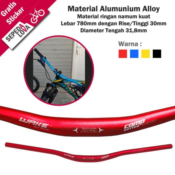 Handlebar Stang Sepeda Wake Riser Al6061 Alloy Oversize