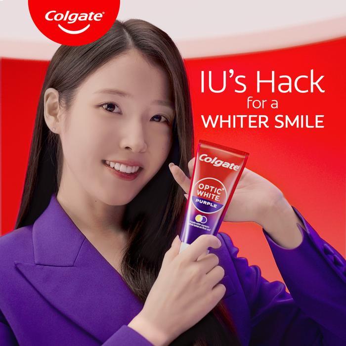 58x7- Colgate Optic White Purple Toothpaste Pack Of 4 Free Iu Exclusive Limited Edition
