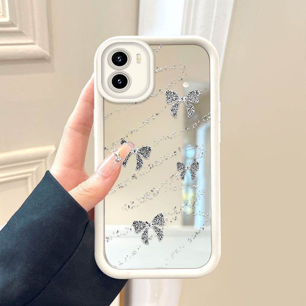 Casing Hp Untuk VIVO Y15S Y01 Y01A Y15A Y15C Cermin Softcase Case Phone Kesing Kupu 1381 JZ