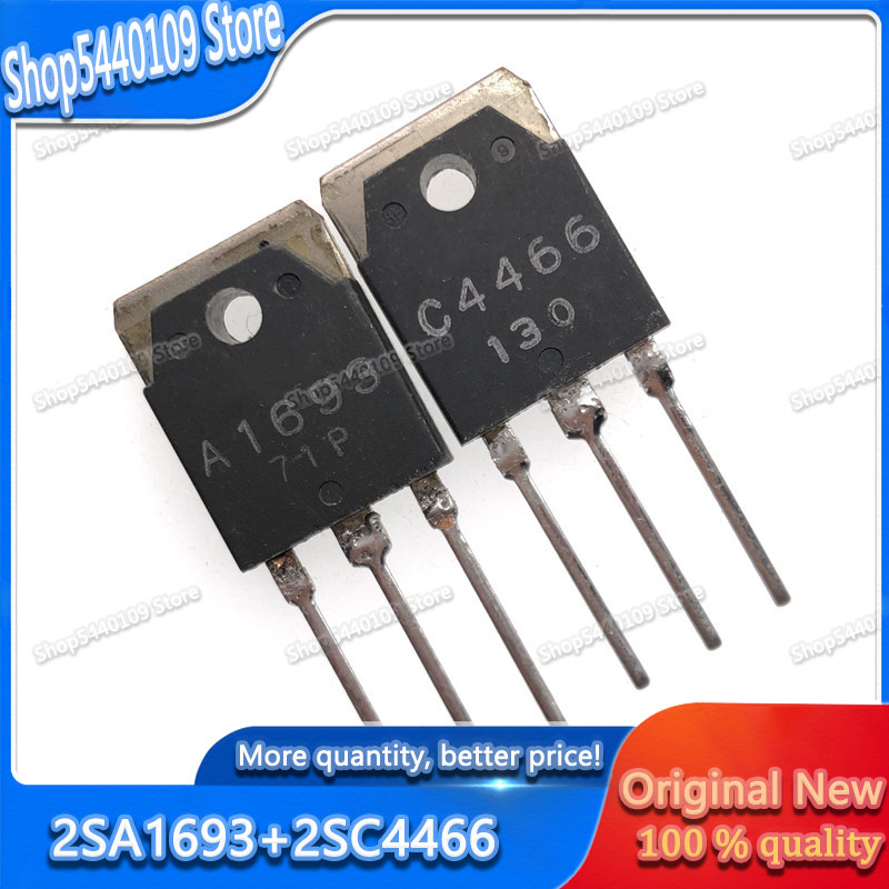 10Pairs 2SA1693+2SC4466 TO-3P A1693+C4466  Silicon PNP + NPN