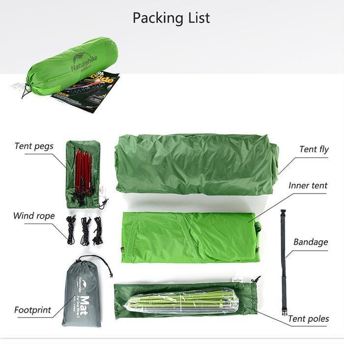 Tenda Naturehike Star River 2 20D Green Grey