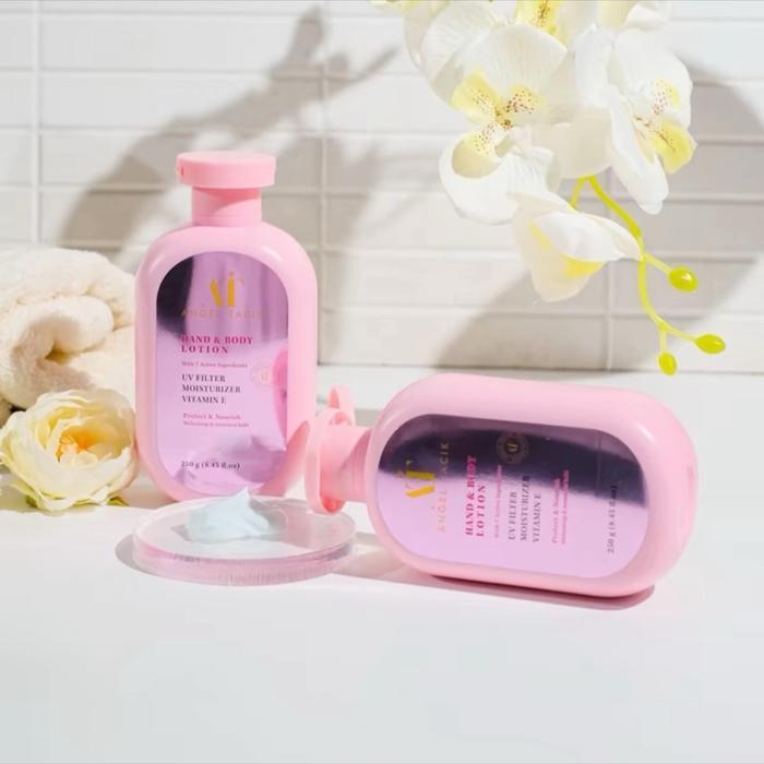i0cc- Dubeedu New 2Pcs Lebih Hemat Lotion Angel Tacik Isi 2 Botol Ukuran 250Ml Handbody