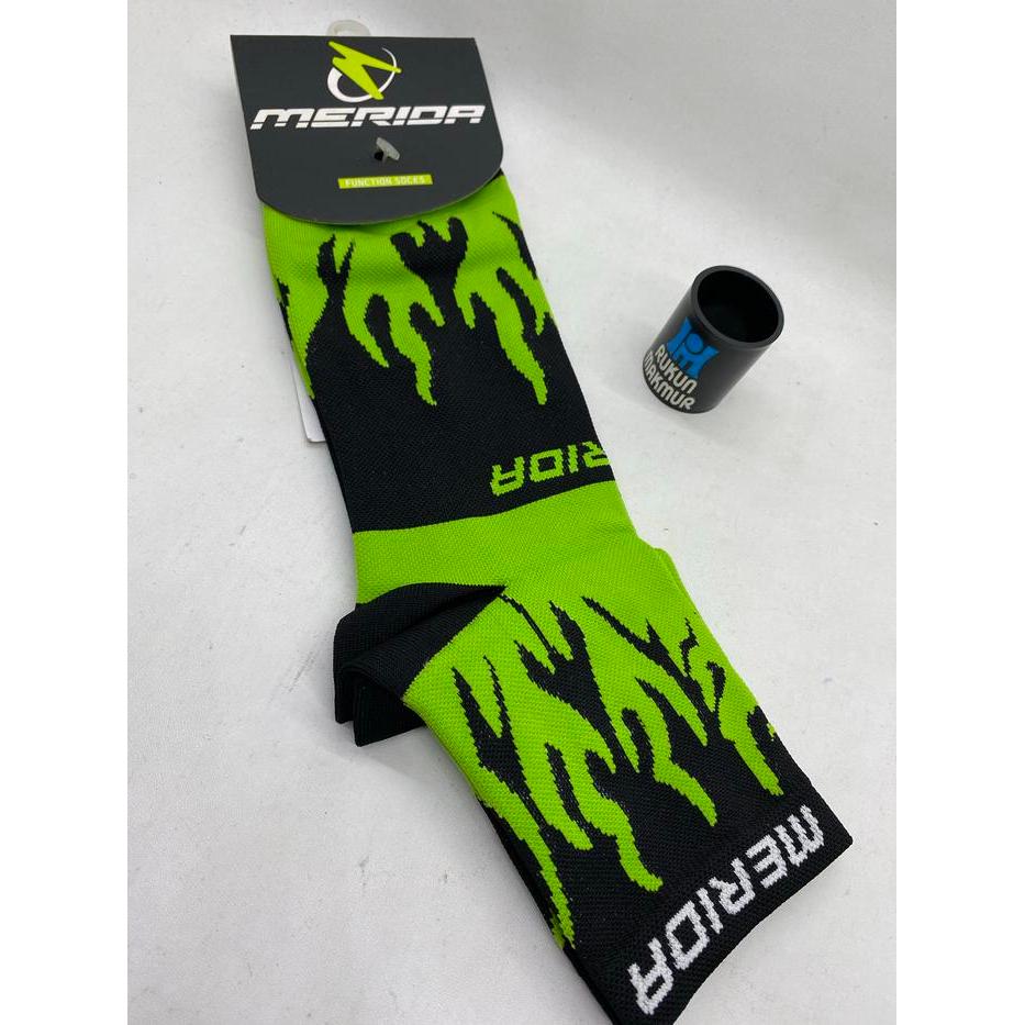 Merida Socks Original Team Merida Size M Medium Sock Kaos Kaki Sepeda Balap Roadbike / Gunung Mtb