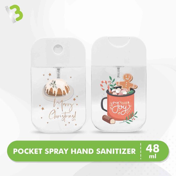 CUSTOM Hand SANITIZER BOTOL POCKET SANITIZER SPRAY UV PRINT 1 SISI Siap Kirim