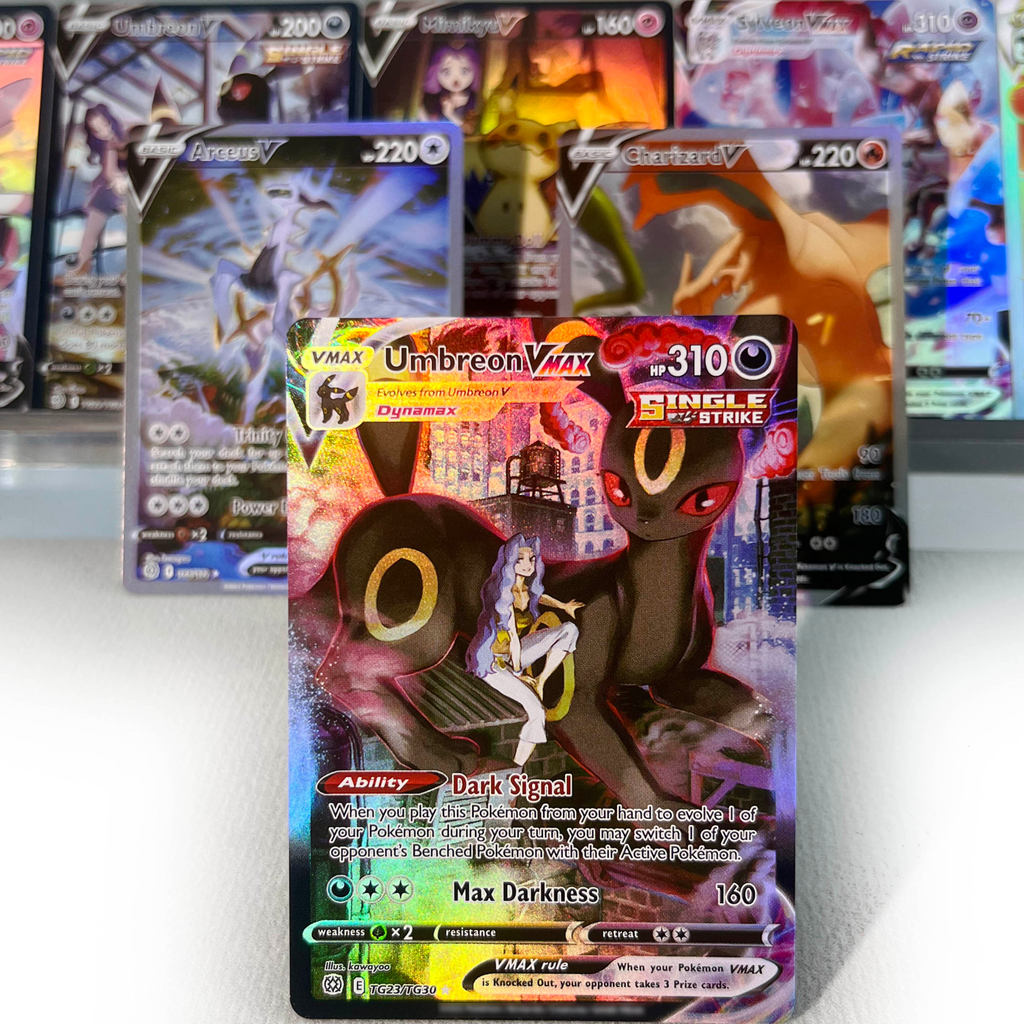 Brilliant Stars PKM Cards PTCG6-F GX Rainbow Charizard V Arceus V Umbreon VMAX Rare Collection