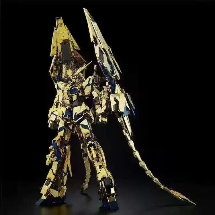 DABAN MG 6642S Phenex Action Figure Electroplating Ver RX-0-03 1/100 Scale Assembly Model Kit