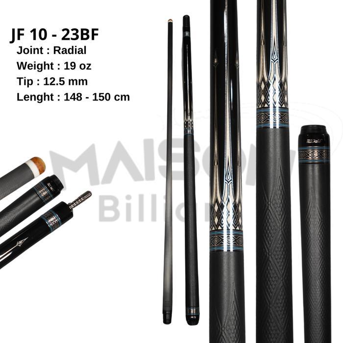 Semba - Jflower Stick Billiard Jf10-23 Original - Stik Billiard Jflower Dengan Tip Moori Tip Ferrule