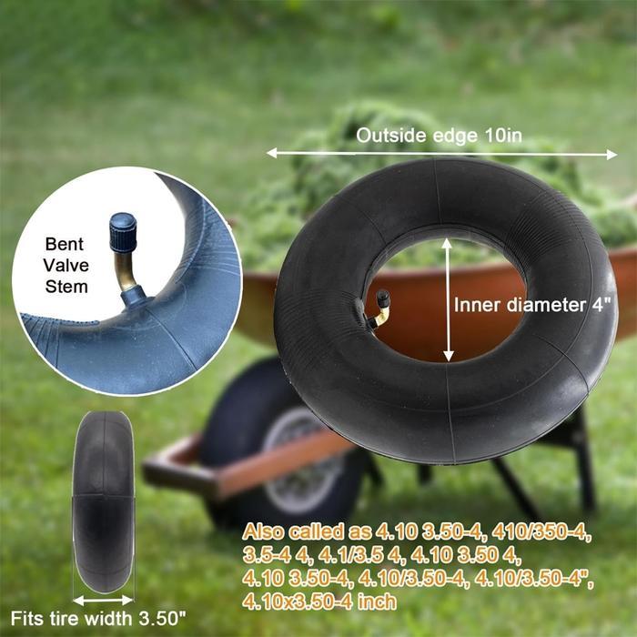 Ban Dalam ATV Ring 4 4.10/3.50 - 4 Valve Logam Ban Karet untuk Mobil Offroad