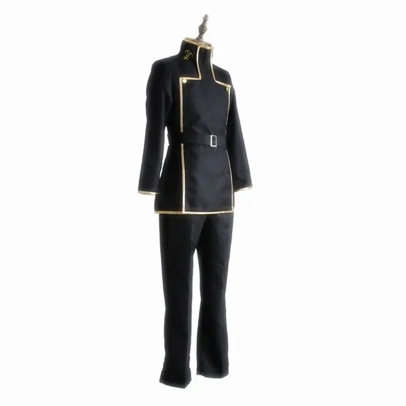 Code Lelouch Cosplay Costume Geass vi Britannia Oufit Clothes Black Prince Uniforms Halloween