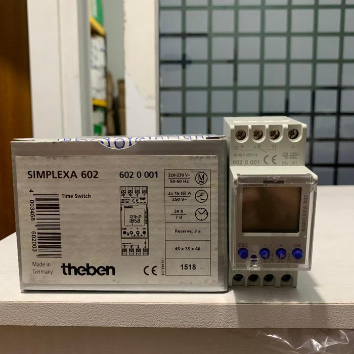 THEBEN TIMER SWITCH SIMPLEXA 602 MADE IN GERMANY ORIGINAL SIMPLEXA602