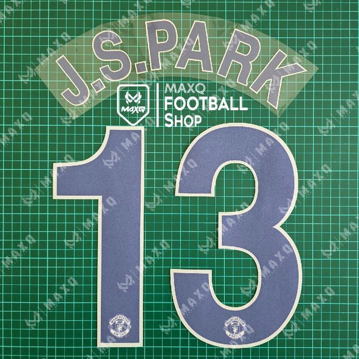 Hot Sale [ Nameset ] Park Jisung 13 Manchesterrr Untd 2008 / 2009 Champions League Away Mu