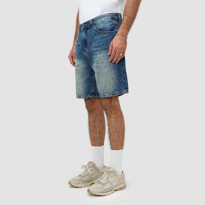 CELCIUS Washed Celana Denim Pendek I31000405C Navy