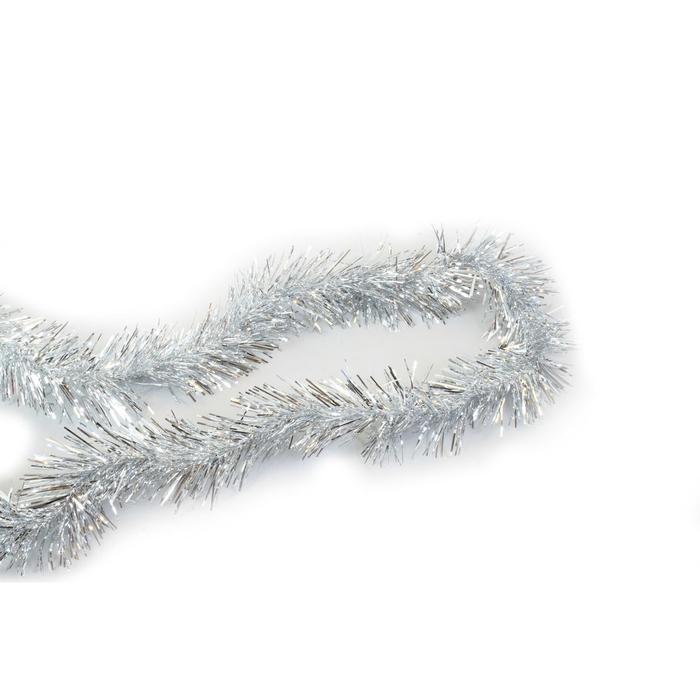 Rantai Pohon Natal Perak 3 Meter Hiasan Christmas Silver Garland