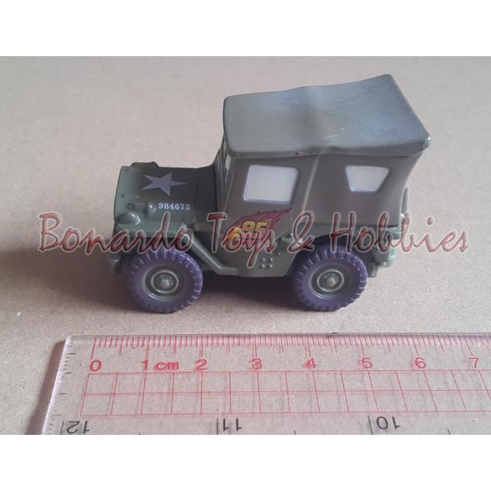 MATTEL DISNEY PIXAR CARS 2 SARGE SKALA 1:55 - LOOSE NEW 