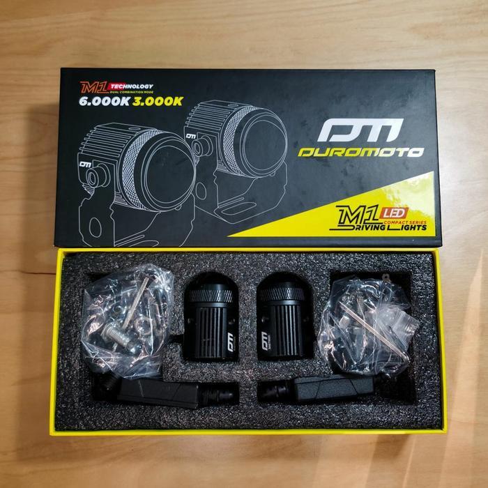 Duromoto M1 Lampu Led Proyektor Motor Mobil Driving Senlo