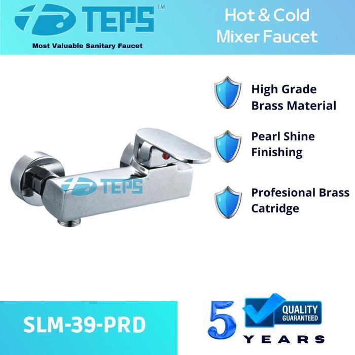 Ada Stok TEPS SLM-039-PRD Bath Mixer / Keran Shower /Kran Air Panas Dingin