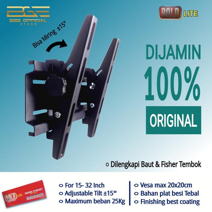 BRACKET TV LED 15 24 29 32 INCH / BRACKET TV 24