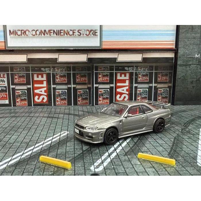Ready Shadow Nissan GTR Z-Tune R34 Green Purple Grey - LL-044-233 LL-044-234 LL-044-235 - Diecast