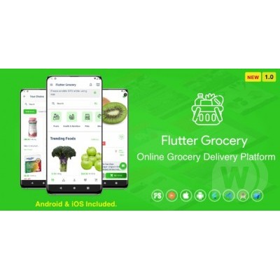 Flutter Multi Vendor Grocery - Source Code Aplikasi Mobile