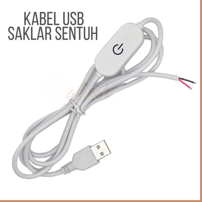 NEW Kabel Usb Buntung Dimmer Led Strip Switch On Off Tombol Saklar 5V
