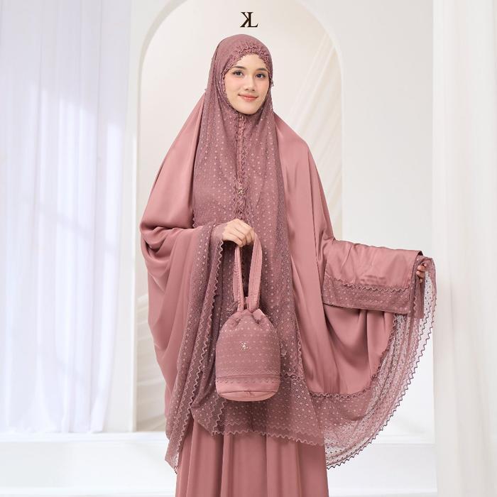 Kallia Label Luma Prayer Robe by Kallia Mukena Mahar Packaging with Box Diskon