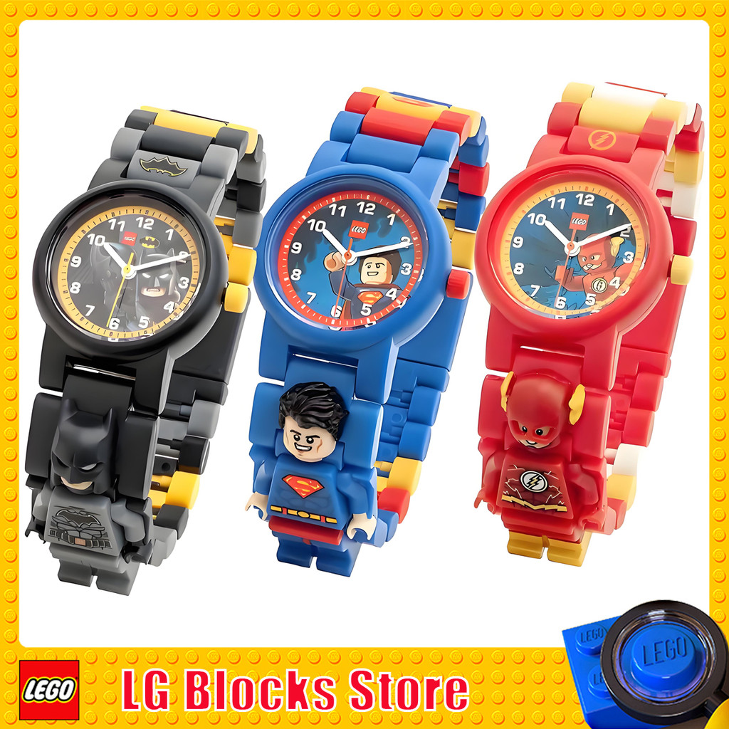LEGO Watch Toys Assembled Building Blocks Toys Police Batman Superman Phantom Ninja Kay Lloyd Watch