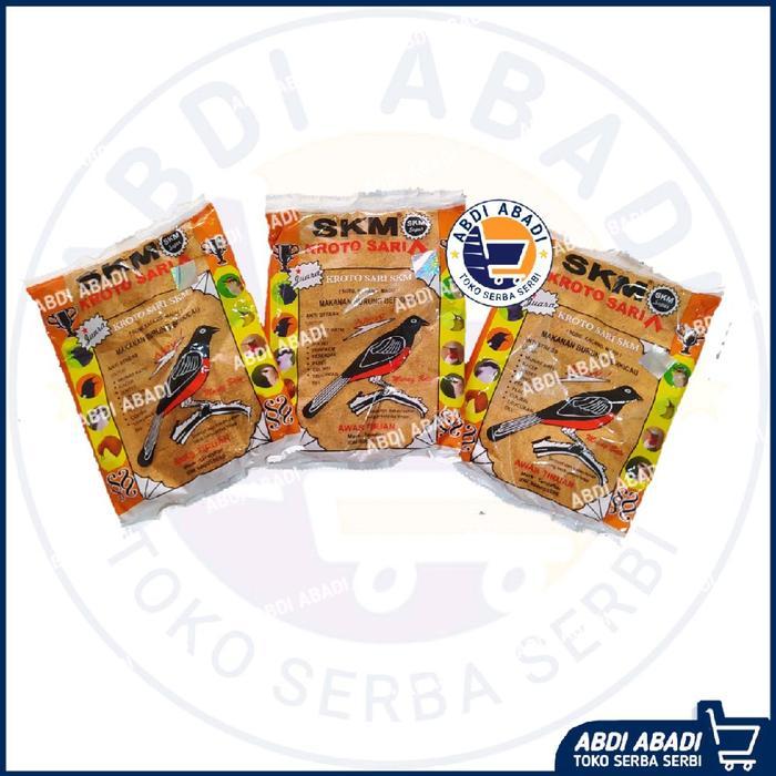 SKM Kroto Sari Halus Pakan Burung Voer Burung Kicau Makanan Burung Pleci Ciblek Sogon SRDC