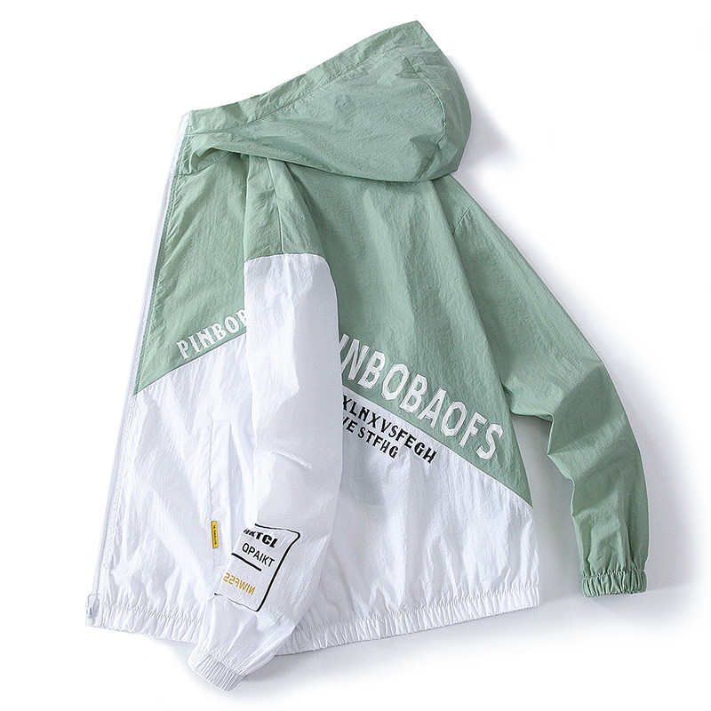 Men's Sunscreen Jacket Summer High Quality Casual Windbreaker Jacket Breathable Waterproof Outdoor