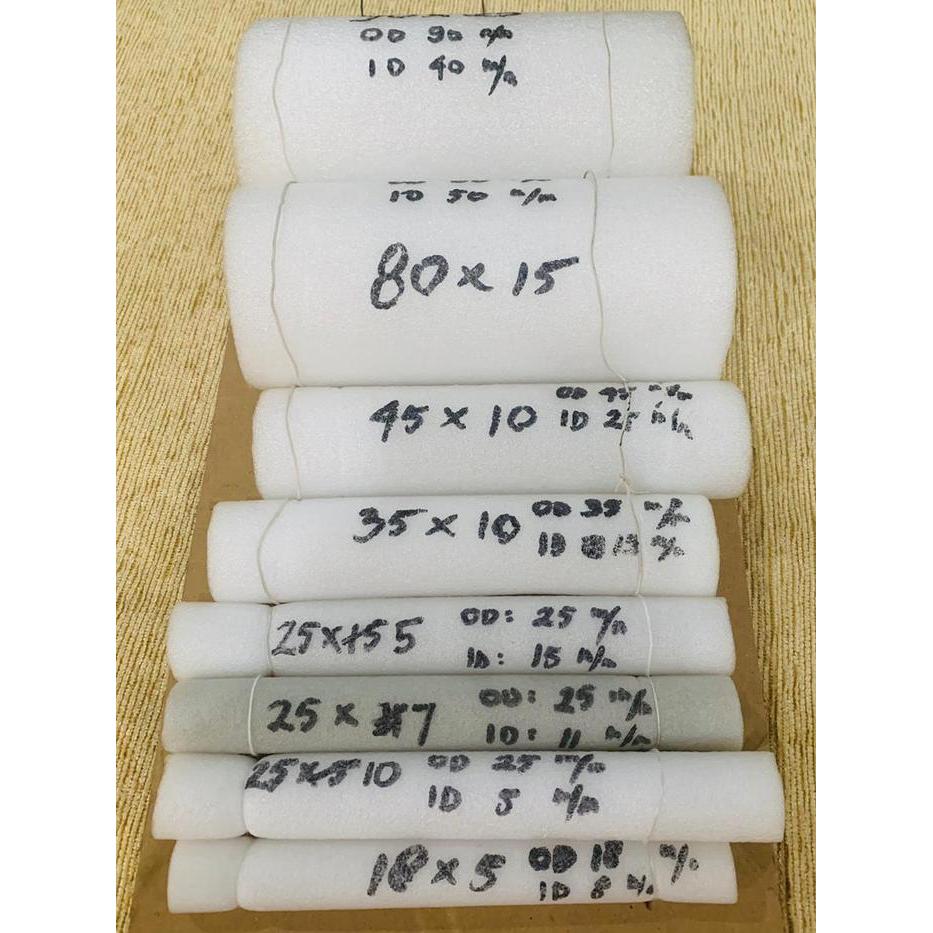 Promo Busa Pembungkus Pipa Ac Insulation Foam Isolasi Tape Busa Pipa Besi Autentik