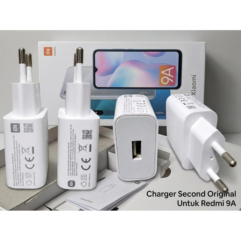 Charger Xiaomi MDY-09-EW Ori Bekas 5V 2A 10W Redmi 9A Charger USB