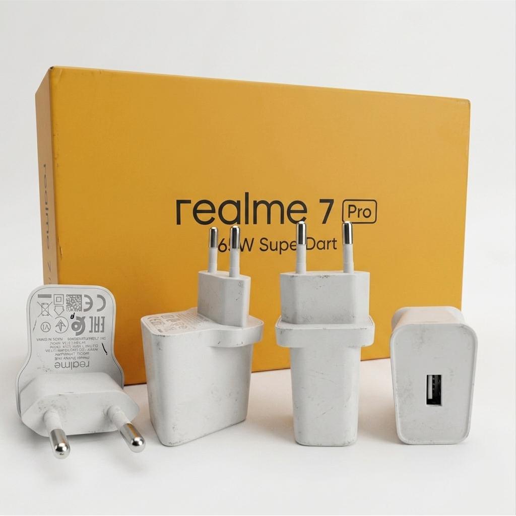 Charger Copotan Realme OP92JAEH Ori Bekas Fast Charging 18W 9V 2A Untuk Realme 7 Pro