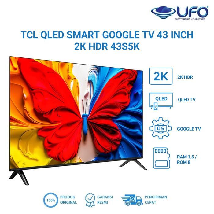 TCL TV 43S5K 43 INCH GOOGLE TV QLED TV