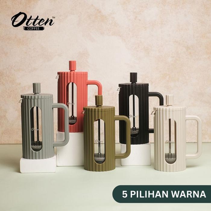 Bid Coffee - Kaia French Press Coffee Maker 350ml - Otten Coffee Tea Plunger Glass / Alat Seduh Kopi