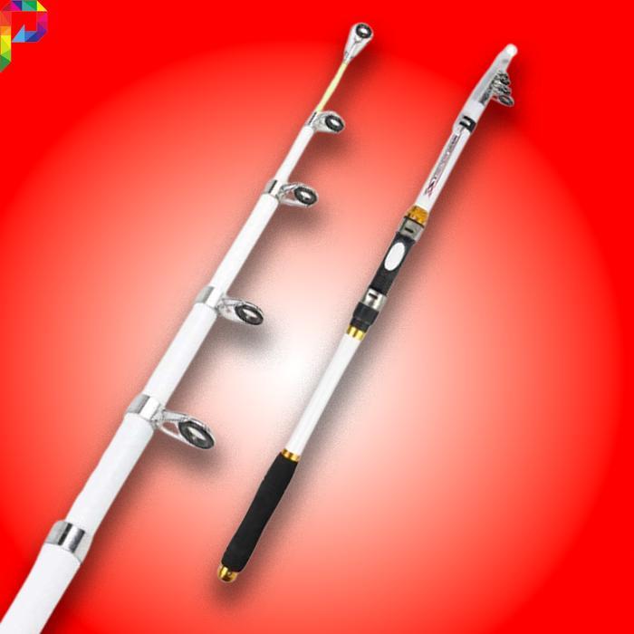 Stik Tongkat Walesan Joran Pancing Pancingan Ikan Antena Teleskopik Carbon Fiber