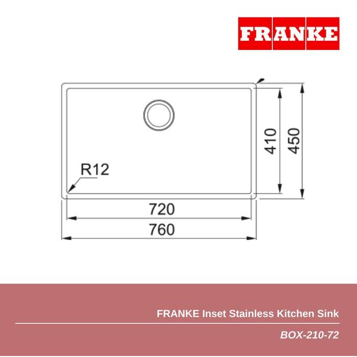 FRANKE Kitchen Sink BOX 210-72