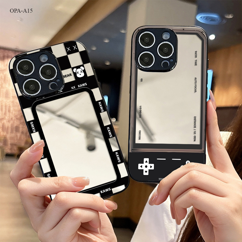 Casing Hp Untuk OPPO A6X A6 A6T A5i A3X A3 A60 A54 A15 A15S A39 2021 Ponsel Kaca Hardcase Glass Kesi